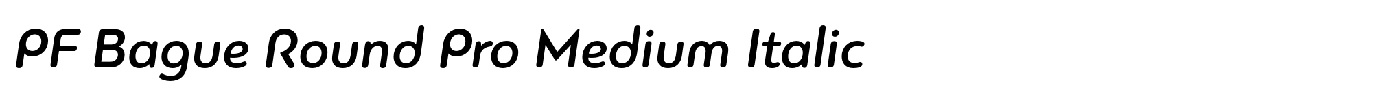 PF Bague Round Pro Medium Italic image